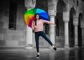 Ilustrācija: girl, female, smile, umbrella, black and white, beauty girl, smiling woman, gray beauty, gray smile, gray umbrella, smile, smile, umbrella, umbrella, umbrella, umbrella, umbrella