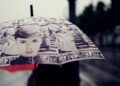 Ilustrācija: rain, umbrella, raindrop, impression, nature, beauty, rainy